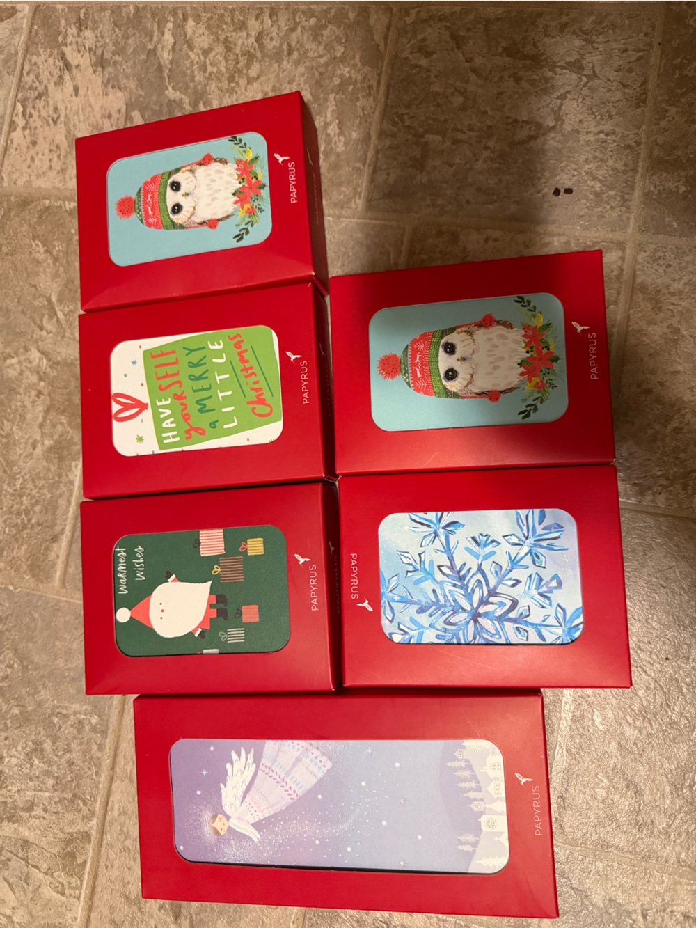 Christmas Papyrus cards